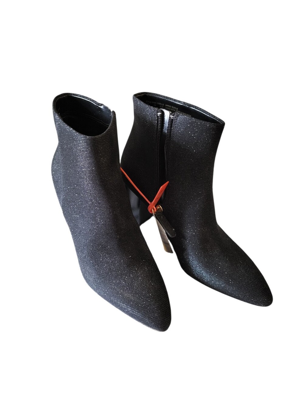 kate spade Black Sparkle Pointed Toe Ankle Booties